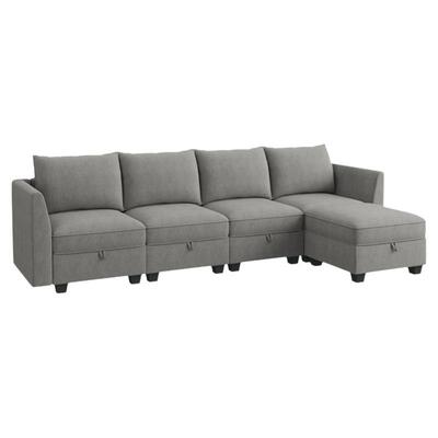 诺岚布艺储物卡座沙发小户型家用