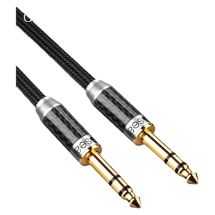 秋叶原音频线6.5公6.35大三芯纯铜调音台电钢琴电子琴音响连接线