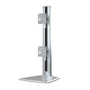 HEXERGO慧想显示器万向支架上下双屏机械臂立柱电脑桌面旋转支架