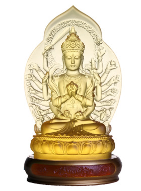 琉璃准提佛母藏传密宗佛像摆件