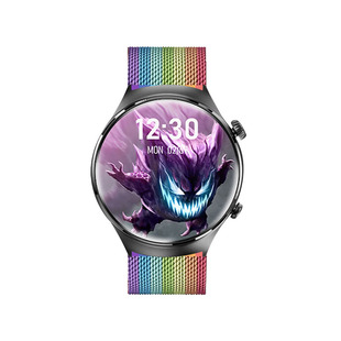 适用匹克Watch2S表带watch2pro米兰尼斯表带YB15117编织运动腕带YE42124磁吸回环WATCH3透气防汗2i/2x替换带