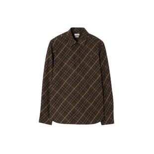 【新款】BURBERRY男装 经典版型格纹棉质衬衫 81336181
