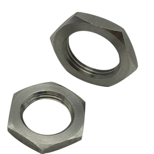 现货304不锈钢GB808薄型小对边锁紧六角螺母M8*1国标细牙扁螺帽