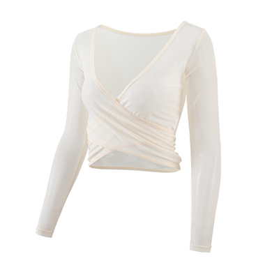 Ackdcs气质瑜伽服上衣女秋冬新款