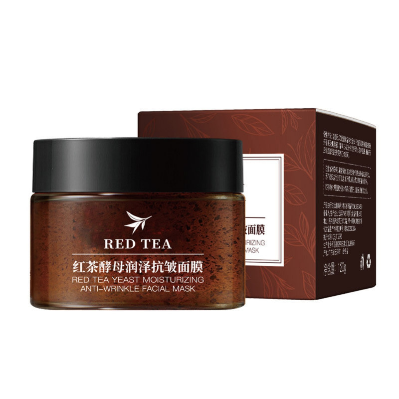 红茶酵母涂抹式面膜抗皱紧致熬夜