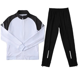 新款跑步服套装运动服体育生训练服长袖外套田径服省队比赛服秋冬