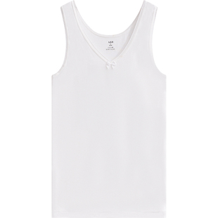 AB内衣女士纯棉汗衫大码中老年妈妈全棉无袖老人夏季跨栏背心8191