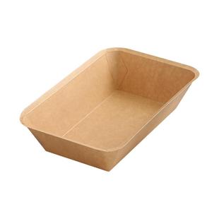 过年一次性餐盘牛皮纸托盘烧烤碟子食品级加厚水野餐打包餐具零食