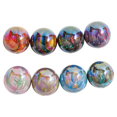 16mm炫彩极光猫眼圆珠手链