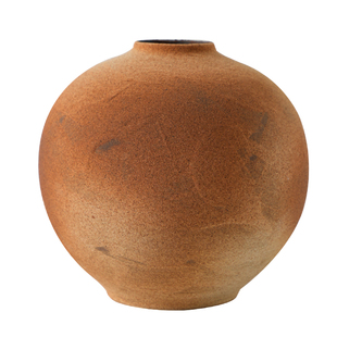 宋代美学中古日式侘寂复古粗陶陶瓷陶罐大花瓶圆花器落地软装摆件