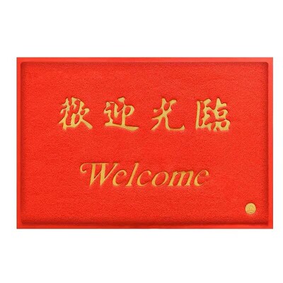 大门口地垫出入平安蹭脚垫防滑耐磨入户门垫家用pvc丝圈加厚地毯