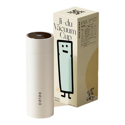 物生物316不锈钢智能测温保温杯