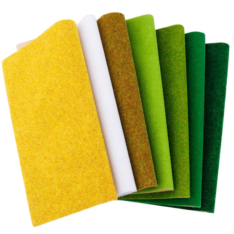 建筑沙盘模型材料 场景模型草皮 草地 草坪 草绒纸 尼龙粘胶草粉