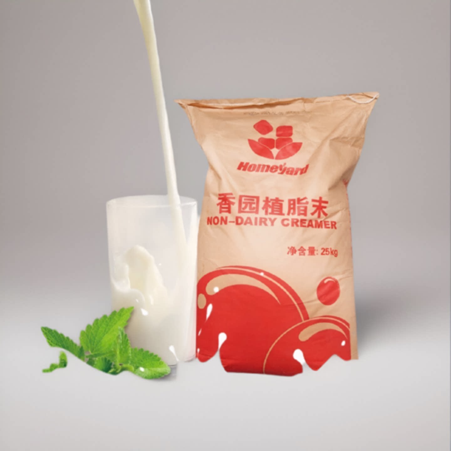 香园植脂末N50C3N99N92椰香味奶粉25kg品牌连锁加盟奶茶咖啡商用