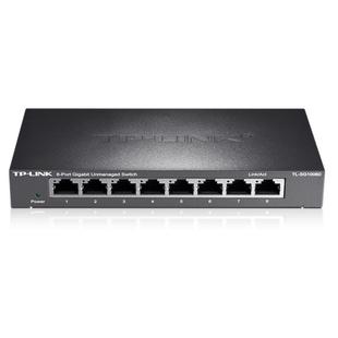 普联TP-Link TL-SG1008D 8口全千兆交换机模块钢壳1000M以太网桌面式非网管即插即用RJ45网络接口分线器