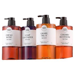 爱茉莉沐浴露Happy bath沐浴乳超大容量长效保湿温和清洁910g旗舰