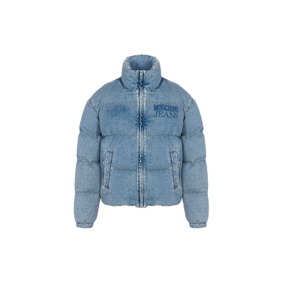 【惊喜特惠】M05CH1N0 JEANS  女士Smart Codes牛仔棉服厚外套