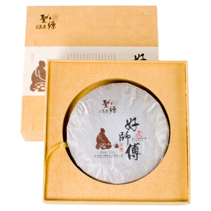 圣源六堡茶好师傅茶饼