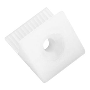 家具背板扣固定件橱柜衣柜隔板45度支撑配件小角码塑料扣件层板拖