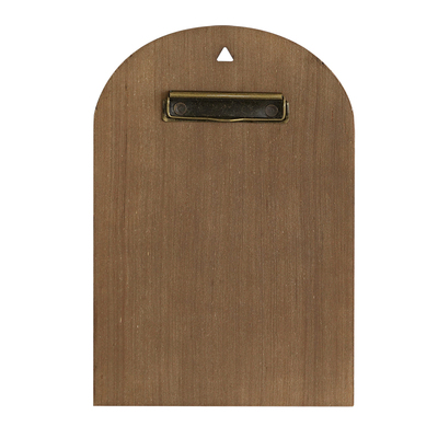 实木日历夹复古风板夹写字板摆件