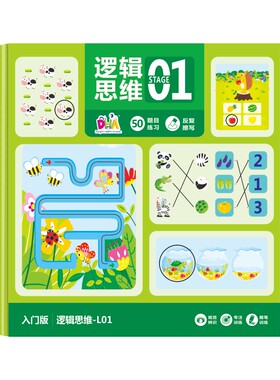 DHA逻辑思维训练卡控笔卡