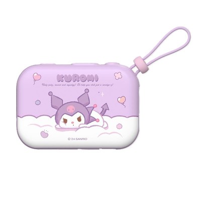 三丽鸥库洛米充电宝自带线磁吸快充超薄小巧便携式小型可携带上飞机10000毫安适用苹果华为手机充电