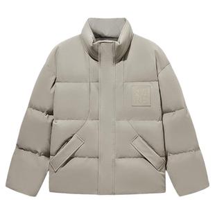 【95%绒】GXG男装轻蓬保暖肌理感羽绒服男通勤立领面包服24冬品