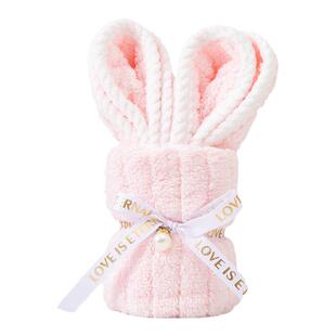 伴手礼小兔子毛巾可爱造型生日礼物结婚回礼幼儿园开业创意礼品