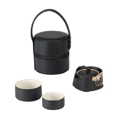 万仟堂户外随身旅行茶具龙行天下