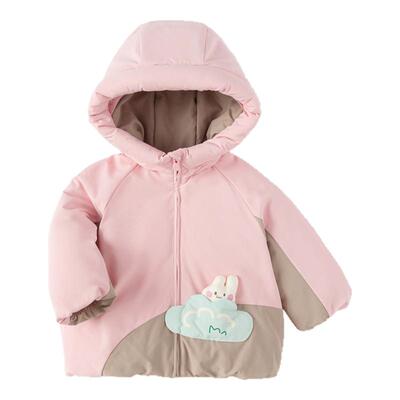 巴拉巴拉羽绒服男女童中长款外套