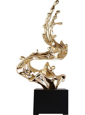 抽象艺术摆件高级感客厅玄关装饰