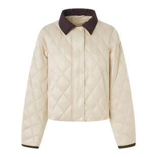 2025冬季新款女装气质高端轻奢光泽感复古90白鸭绒羽绒服短款外套