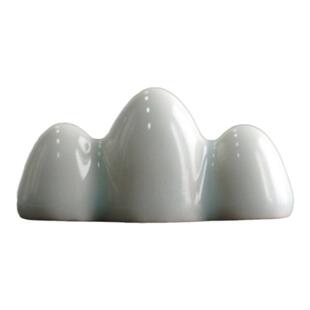 问心堂陶瓷迷你小笔山文房四宝笔搁书法国画毛笔架镇尺陶瓷摆件多功能创意笔搁镇纸