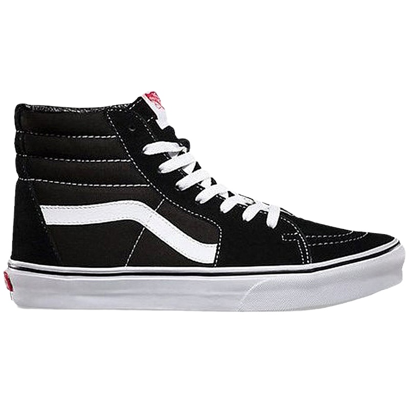 Vans经典款黑白高帮板鞋复古百搭