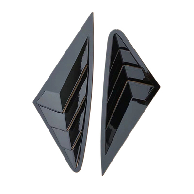 奥迪改装A3 S3 A4L A5 S5 A7L TT百叶窗后侧改装鲨鱼鳍三角窗装饰