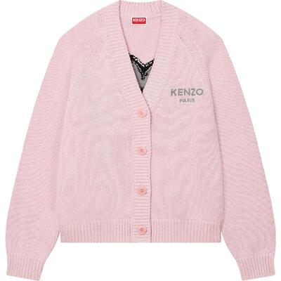 KENZO  女士BOKE海棠花经典版型针织开衫