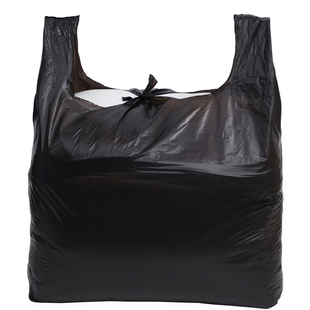 黑色加厚特大号手提垃圾袋家用厨房一次性背心式商用马夹塑料袋子