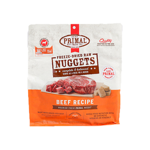 PR狗冻干美国Primal普瑞摩狗粮生骨肉冻干鸡肉牛肉鹿肉冻干粮肉饼