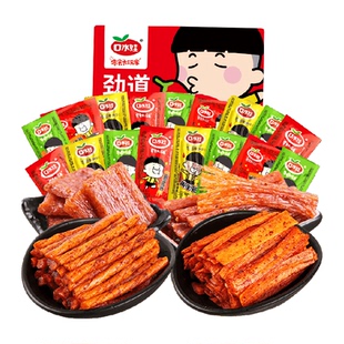 口水娃辣条零食聚会分享大礼包500g量贩装8090办公室网红小吃