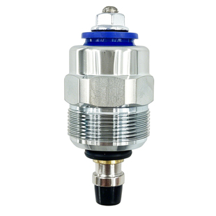 柴油发电机喷油泵配件5/6/8kw 12V 24V停机断油熄火电磁阀电控阀