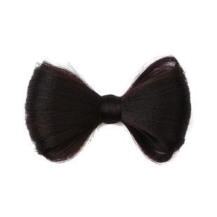 儿童蝴蝶结假发发夹女童可爱古风丸子头花苞发卡头饰婴儿假发发饰