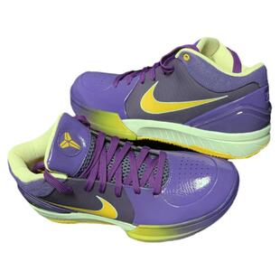 STY定制Nike Zoom Kobe 4 ZK4 PE 费城紫黄湖人 科比4 实战篮球鞋