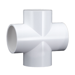 pvc平面四通水管接头十字连接件 20 25 32 40 50 63 75 110 125