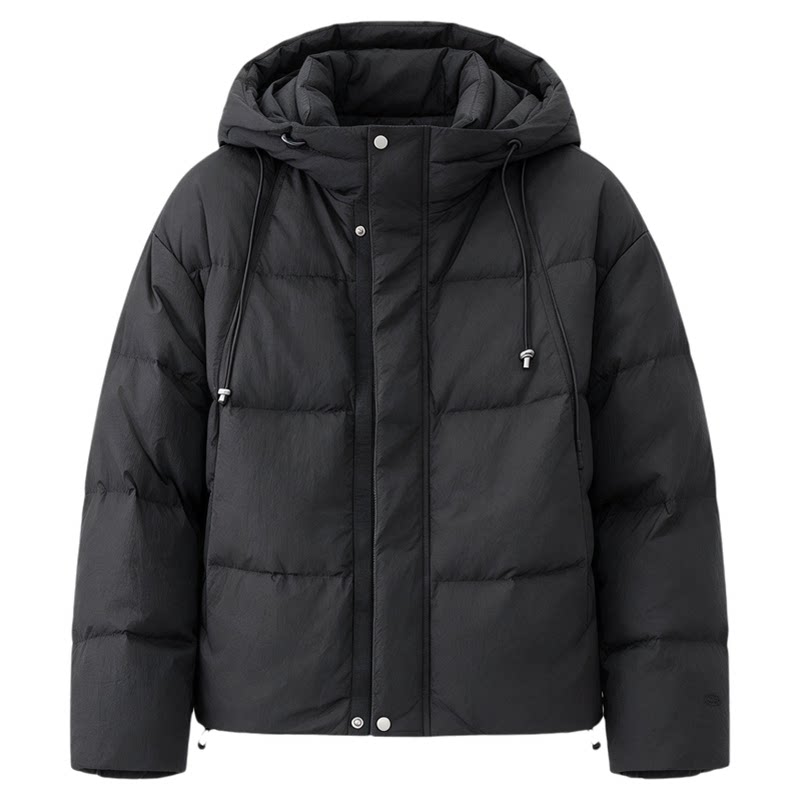 纪诗哲工装连帽休闲保暖羽绒服