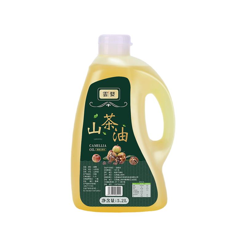 云婺江西纯山茶油5.2L家用茶籽油