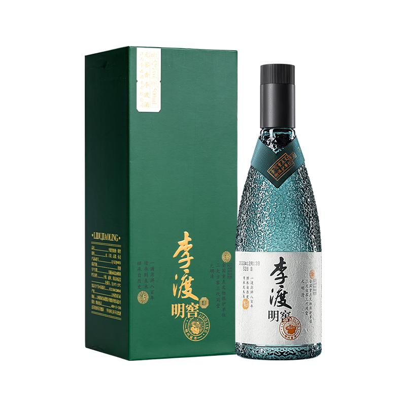 李渡明窖52度纯粮元窖香白酒500ml单瓶礼盒装