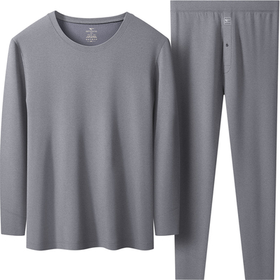 七匹狼发热羊毛男士保暖内衣套装