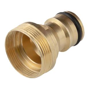 全铜洗衣机水龙头万能转接头进水管通用接口4分止水家用水嘴换器