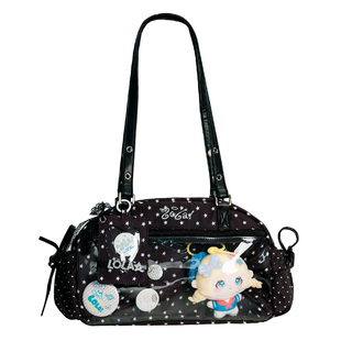 新年礼物LOLA DESIGN天使痛包追星包 二次元单肩腋下托特包小娃包