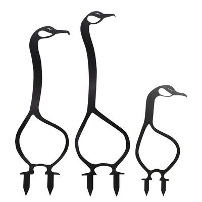 金属黑天鹅户外摆件别墅花园装饰